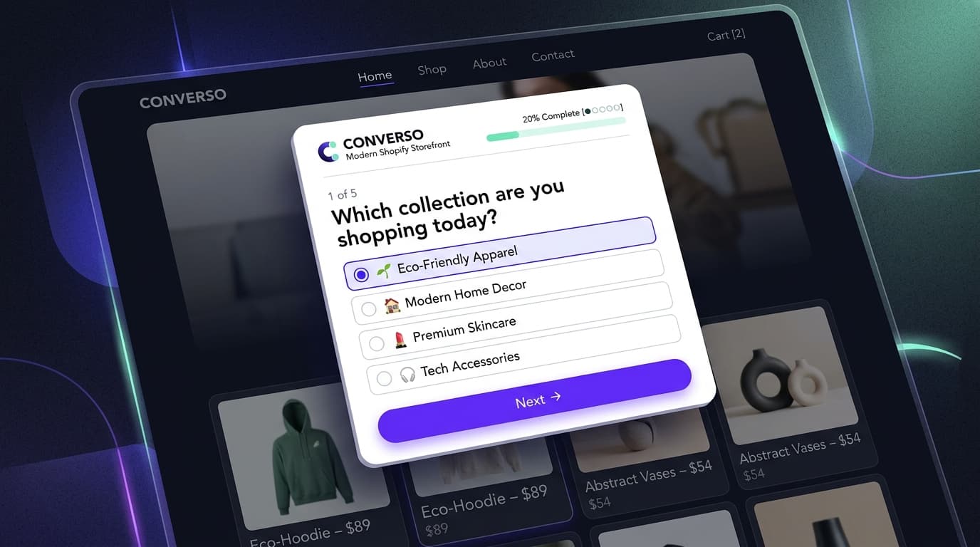 How to Build Interactive Conversational Forms on Shopify (The Typeform Alternative for Higher Conversions)